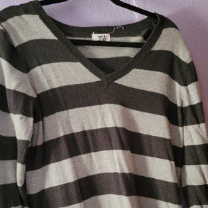 Striped sweater dress